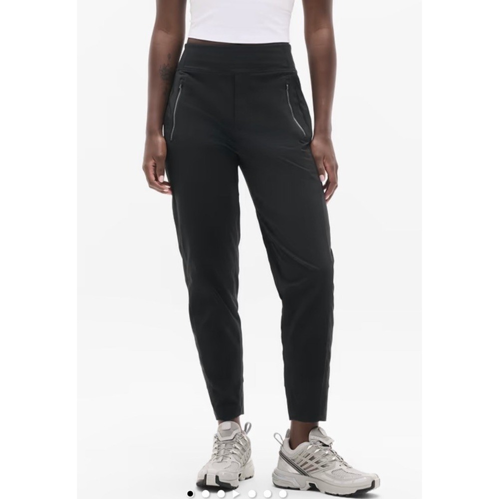 Trekkie North High Rise Jogger 6 Black Tear Resistant Travel Hiking